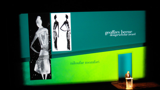 Stephen Kolb presented design scholarships