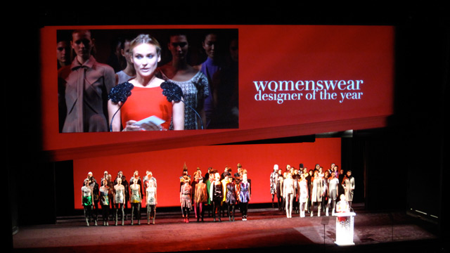 Diane Kruger, announcing the winner
