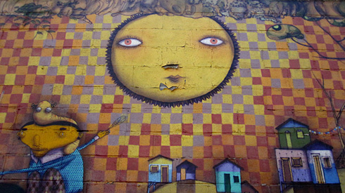 os_gemeos_03 Coney Island mural, Os Gemeos