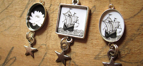 Electrofork resin cell phone charms