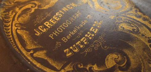 back of a cabinet card portrait