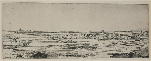 The Goldweigher's field by Rembrandt