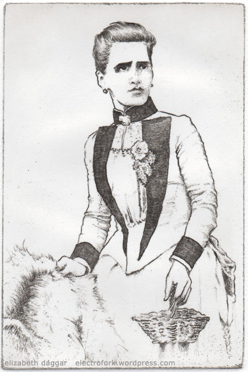 soft ground etching portrait