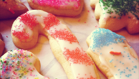 christmas cookies made at the start of the break