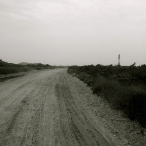 Approach to the lighthouse on Fire Island
