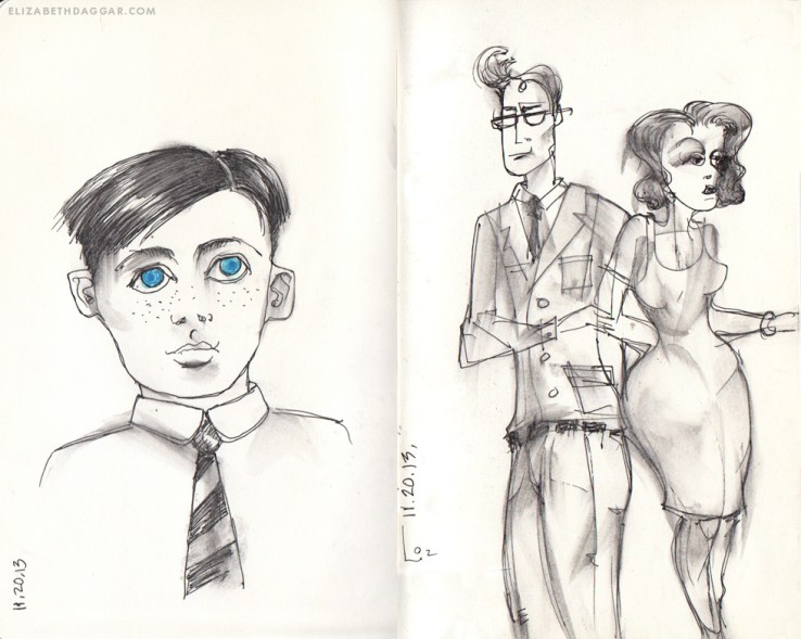 drawings: more random people