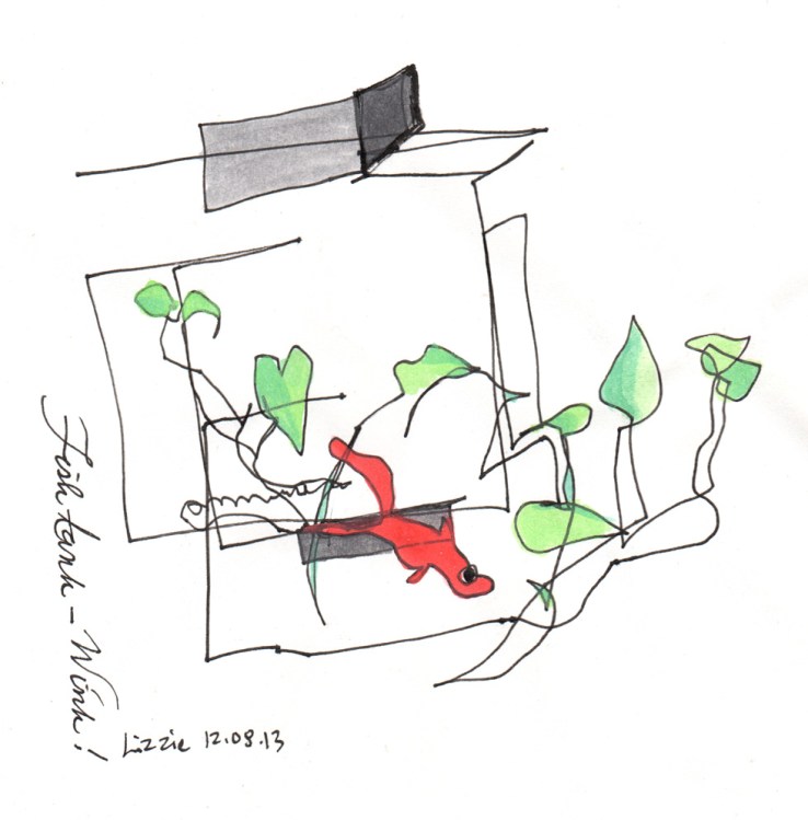 blind contour drawing: WinkTank