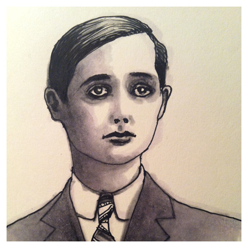 portrait study from an Edwardian era photo