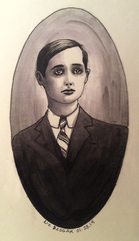 portrait study of an Edwardian era photo