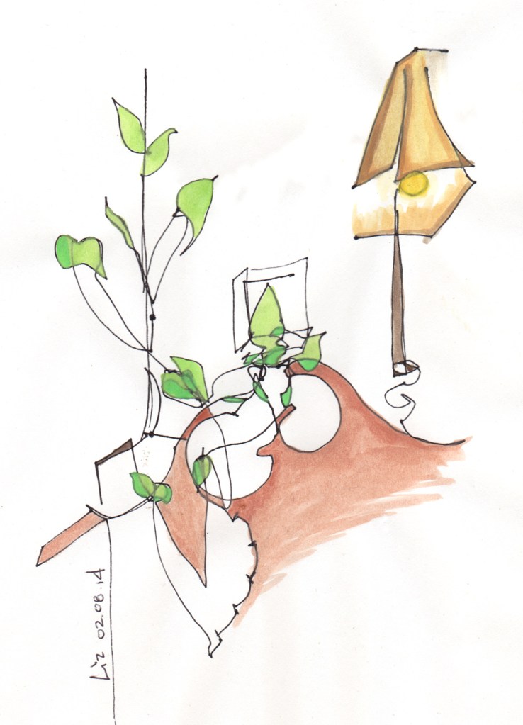 blind contour drawing