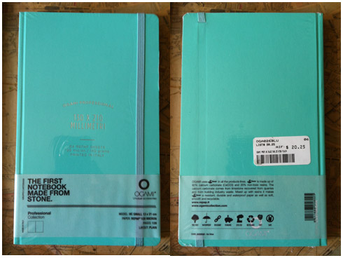 Ogami stone sketchbook