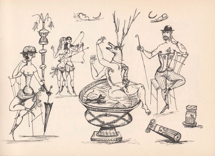 “Anbetung des Korsetts” illustration