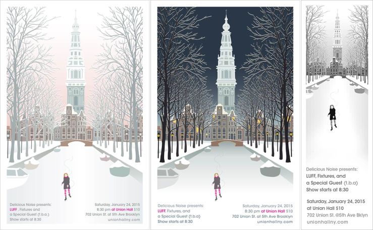 Luff posters for Union Hall