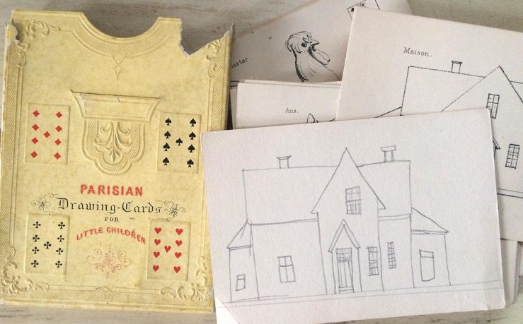Parisian Drawing Cards