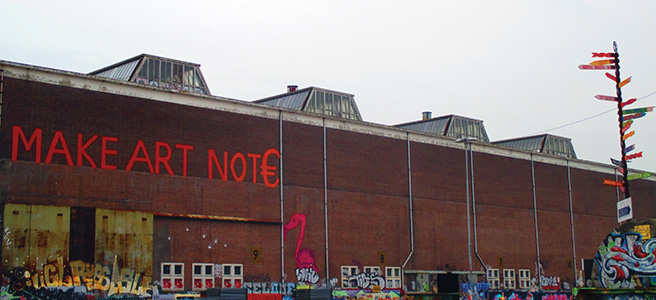 Make Art mural in Amsterdam Noord