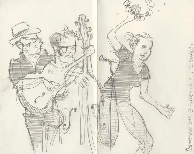 The Sometime Boys— drawing