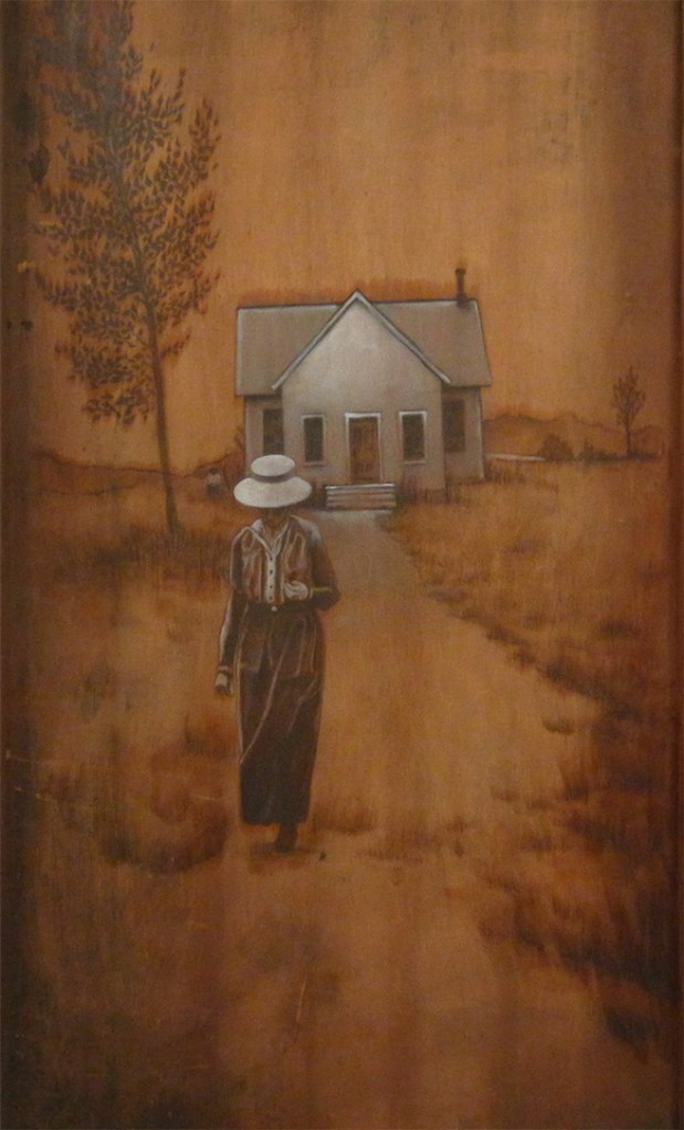 The Leaving, pencil and oils on wood panel (2011)