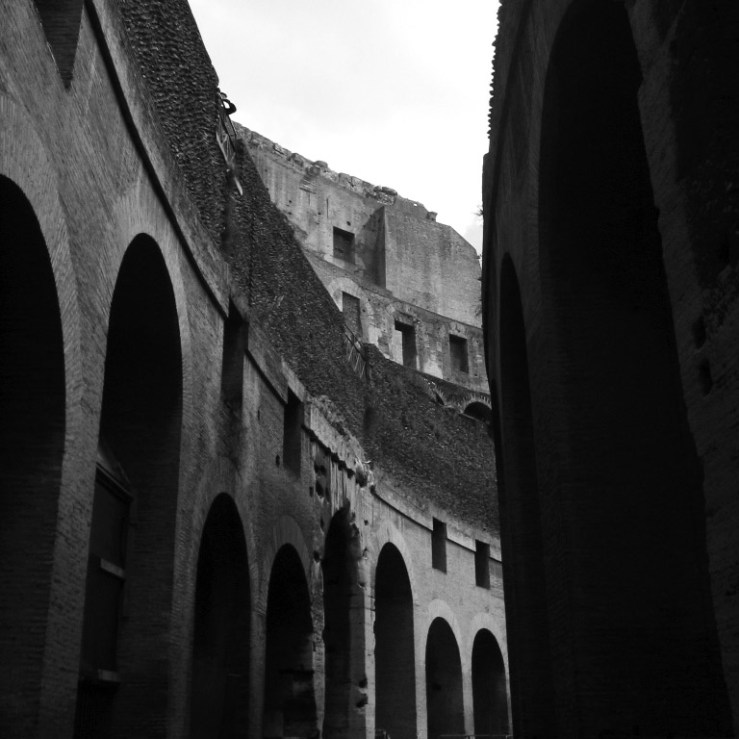 the coliseum in Rome
