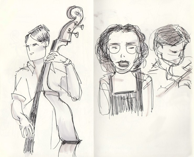 Bluegrass session at Mona's NYC