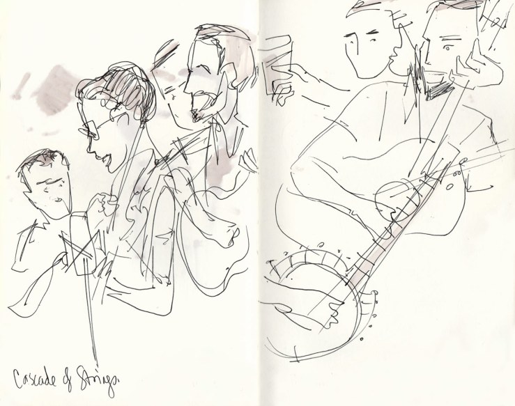 Bluegrass session at Mona's NYC