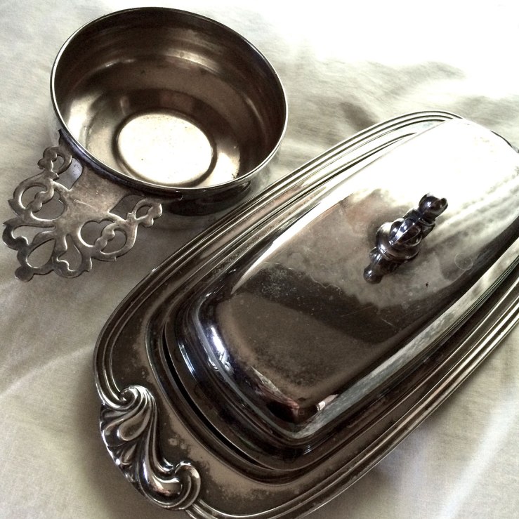 silver plate objects