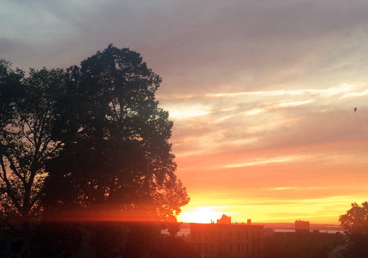Sunset from Sunset Park, Brooklyn