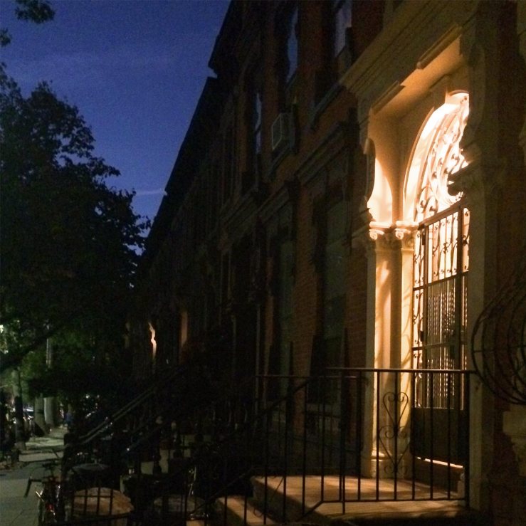 Wonderful details on this stone-carved entryway, North Slope