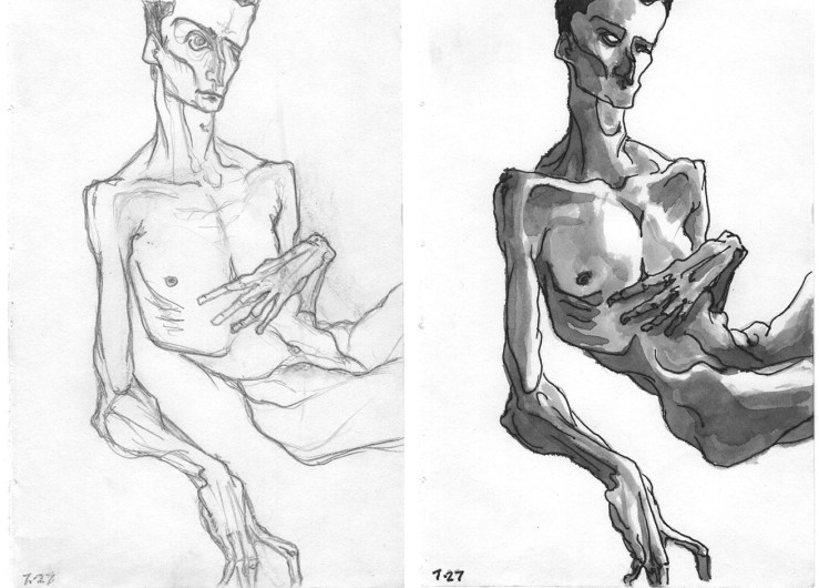 two portrait studies