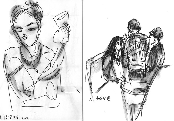 observational sketches