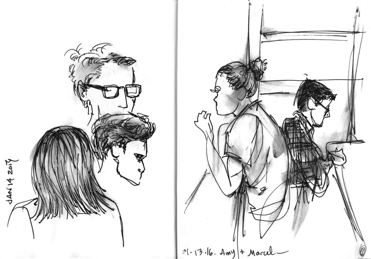 observational sketches