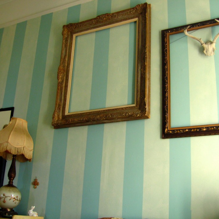 Interior striped wall