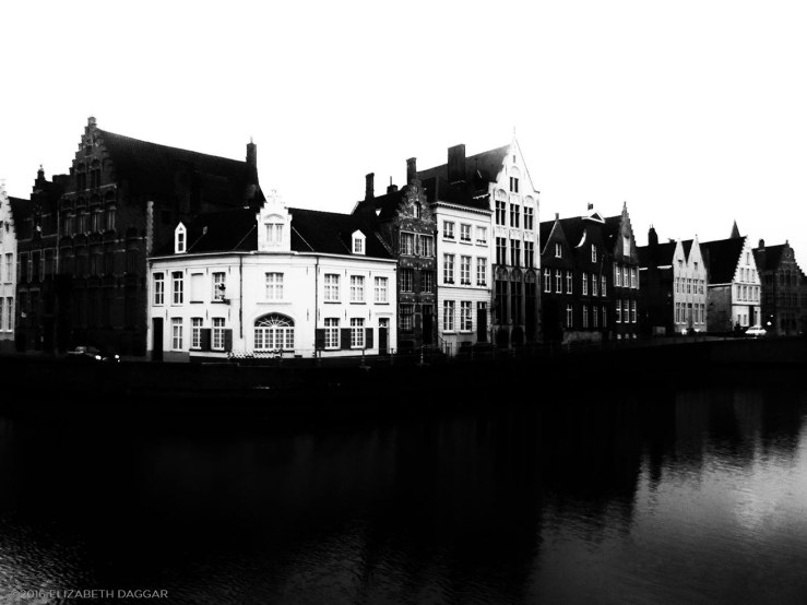 Brugge canal houses