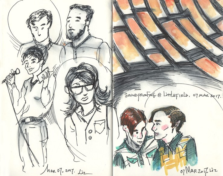 Punderdome comedy at Littlefield- sketch