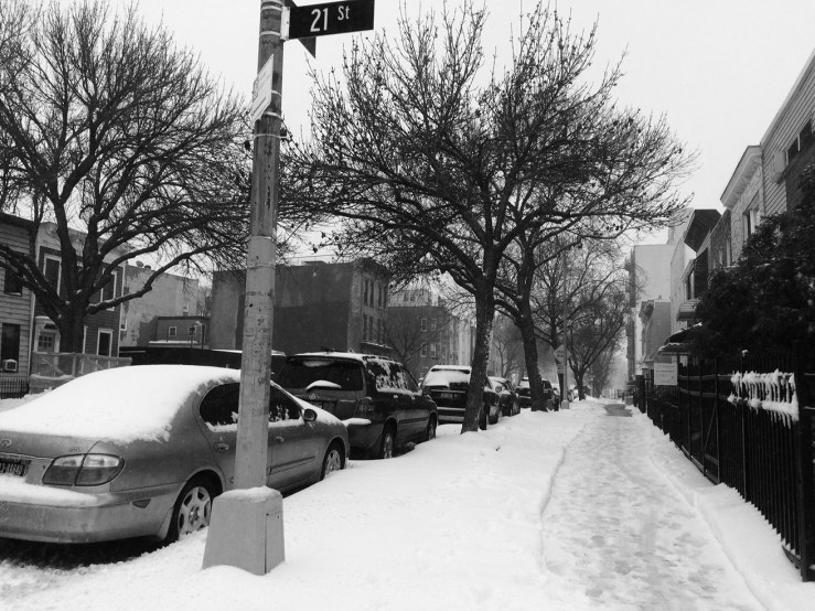 Brooklyn in snow