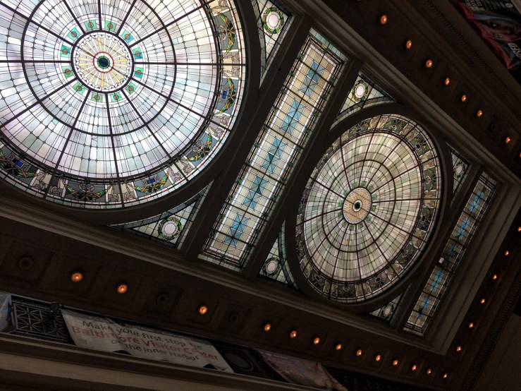 Ceiling of Penn Station Baltimore