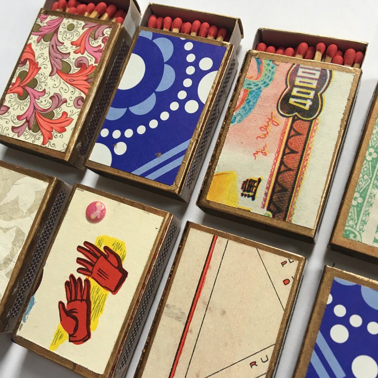 decorated matchboxes