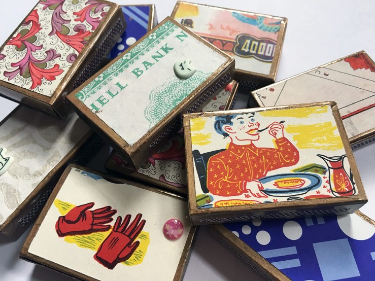 decorated matchboxes