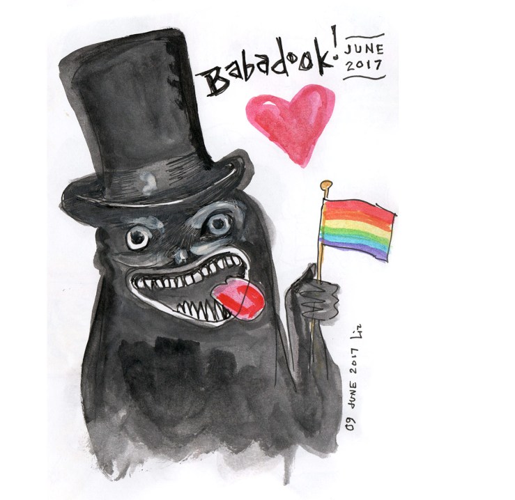Babadook! Brooklyn Pride sketch