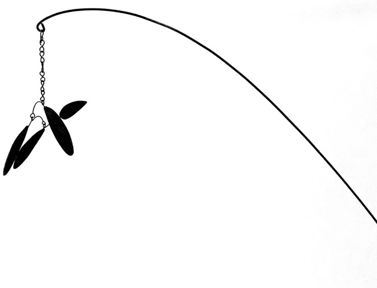 portion of a Calder sculpture