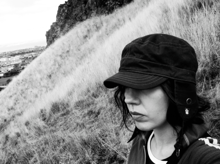 self-portrait in Edinburgh