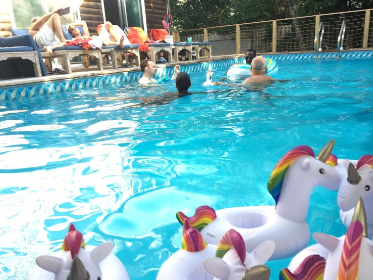 Fire Island Pines pool