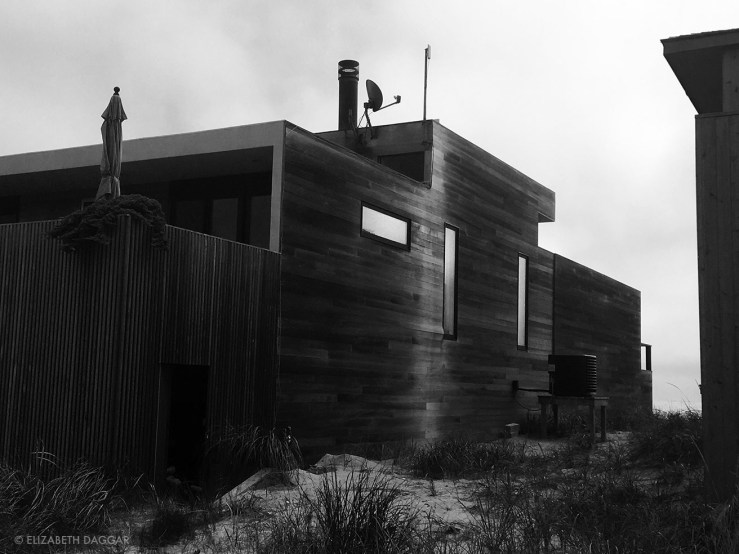 One bright window on the beach