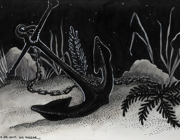 Anchor (ink drawing)