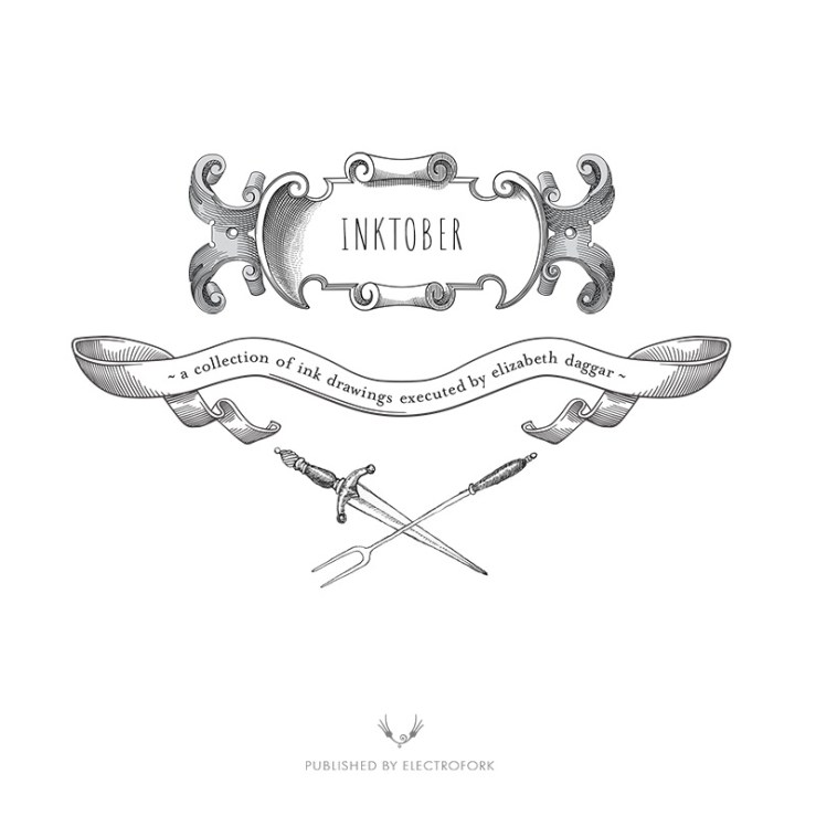 Inktober Book title page