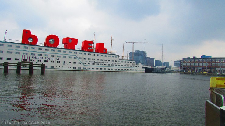 Color photo of the Botel