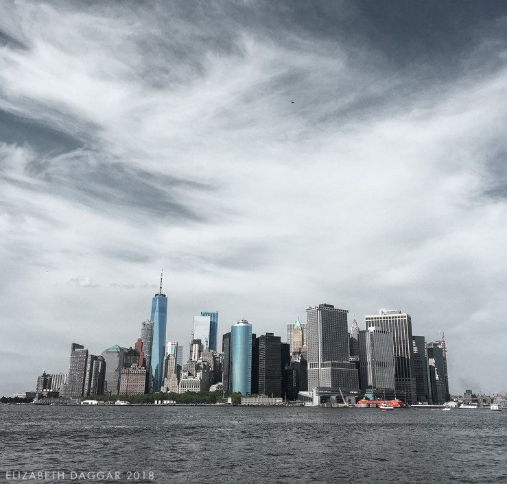 lower Manhattan as viewed from Governors Island