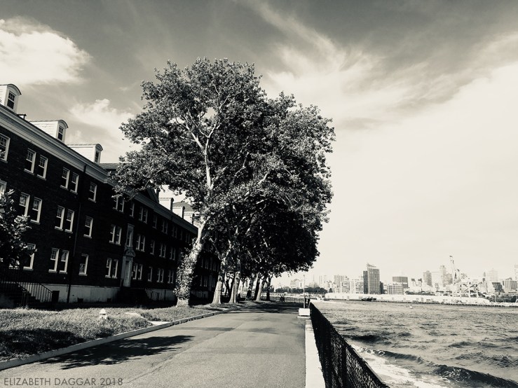 View of the city from Governors Island