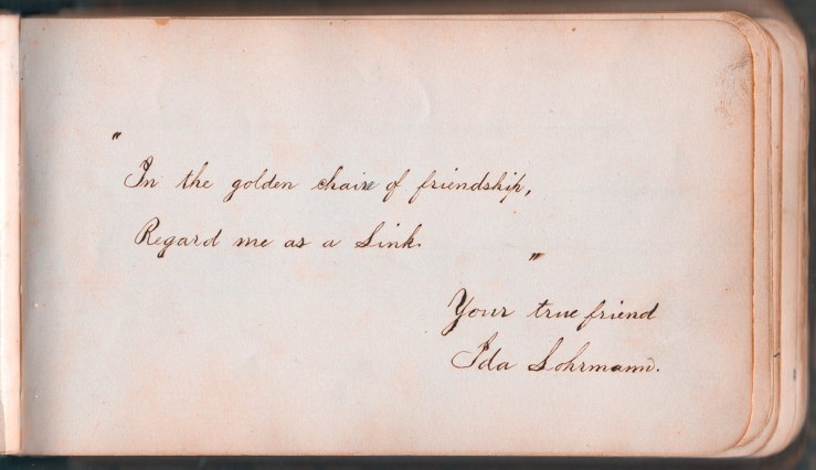 old penmanship on a diary page